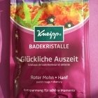 Badekristalle - Glückliche Auszeit - Roter Mohn • Hanf - Kneipp