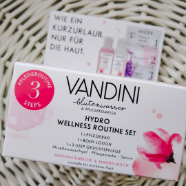 Blütenwasser & Pflegekomplex - Hydro Wellness Routine Set Magnolienblüte & Mandelmilch - Vandini