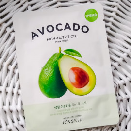 Avocado High-Nutrition Mask Sheet - It's Skin