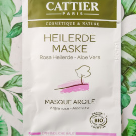 Heilerde Maske Rosa Heilerde Aloe Vera - Cattier