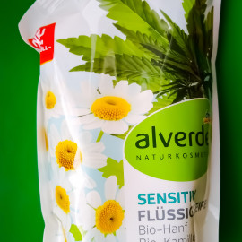 Sensitiv Flüssigseife Bio-Hanf Bio-Kamille - alverde