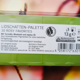 Lidschatten-Palette 30 Rosy Favorites - alverde