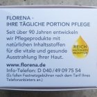 Kräftigung und Straffung - Tagespflege - Traubenkernöl & Sojaextrakt - Florena