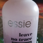 leave no trace glitter nail polish remover - essie