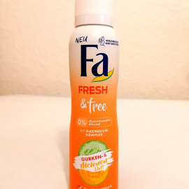 Fresh & Free Gurken- & Melonen-Duft Deodorant Spray von Fa